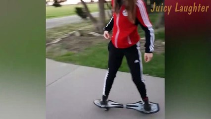 Skateboarder's Sudden Stumble: An Unexpected Road Encounter