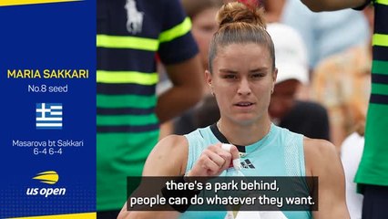 Sakkari gets whiff of weed in early US Open exit