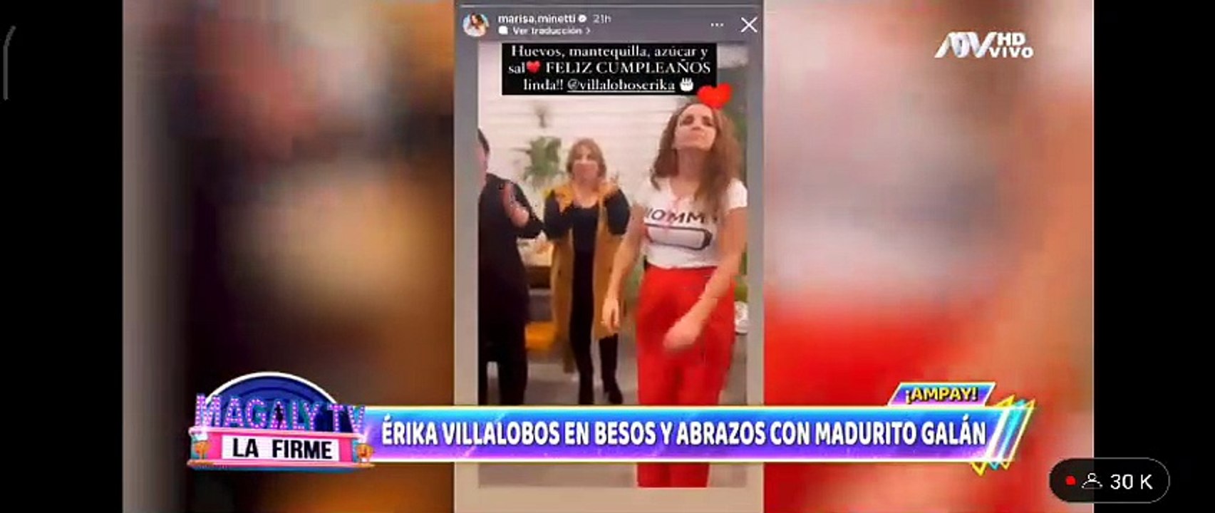 Ampay de Erika villalobos y  su nuevo galán