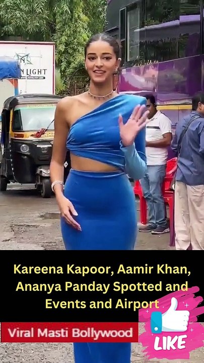 Kareena Kapoor, Aamir Khan, Ananya Panday Spotted and Events and Airport Viral Masti Bollywood