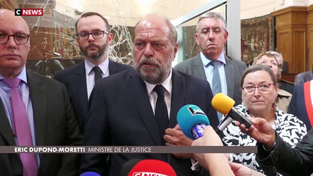 Tribunal saccagé à Aurillac : Eric Dupond-Moretti dénonce un acte mené par des «crétins décérébrés»