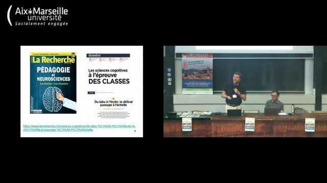 49e colloque COPIRELEM - Regards croisés : l'apport des neurosciences avec Edouard GENTAZ et Eric RODITI le 15 juin 2023