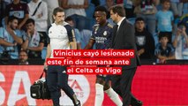 Captan la reacción del banquillo del Madrid en el momento exacto de la lesión de Vinicius