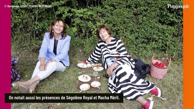 Surya Bonaly de retour : journée champêtre avec l'ex-femme de Marc Lavoine et Ségolène Royal