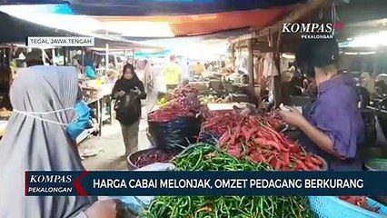 Melonjaknya Harga Cabai di Pasar Pagi Kota Tegal Berdampak pada Berkurangnya Omzet Pedagang