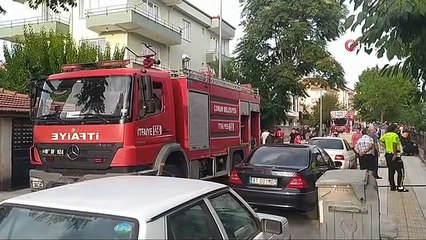 Çorum'da bir apartmanın bodrum katında çıkan yangın söndürüldü