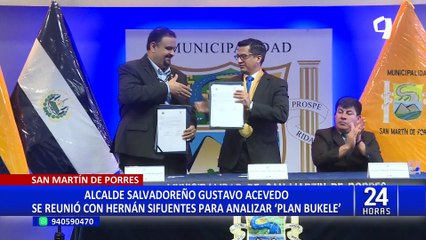 Plan Bukele: alcalde de distrito de El Salvador se reúne con burgomaestre de SMP