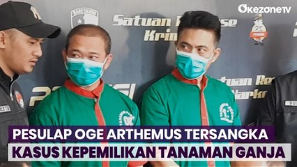 Pesulap Oge Arthemus Tersangka Kasus Kepemilikan Tanaman Ganja, Terancam Penjara Seumur Hidup