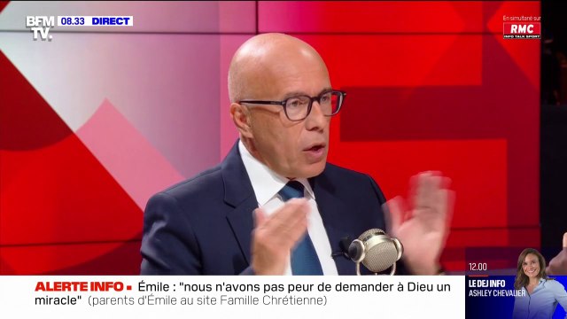 Immigration: pour Éric Ciotti, l'arrivée des mineurs clandestins , dans les Alpes-Maritimes, constitue une forme de submersion