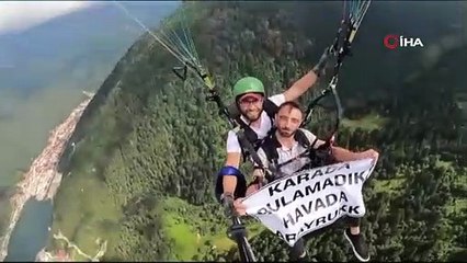 'Karada bulamadık, havada arayruk'