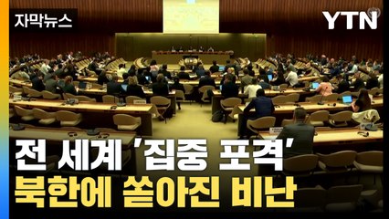 [자막뉴스] 전 세계 '집중 포격'...북한에 쏟아진 비난 / YTN
