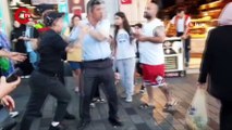 Taksim Burger King çalışanlarından müşteriye şiddet