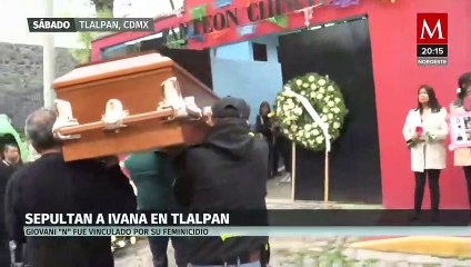 Emotiva despedida con flores blancas en el sepelio de Ivana Huato