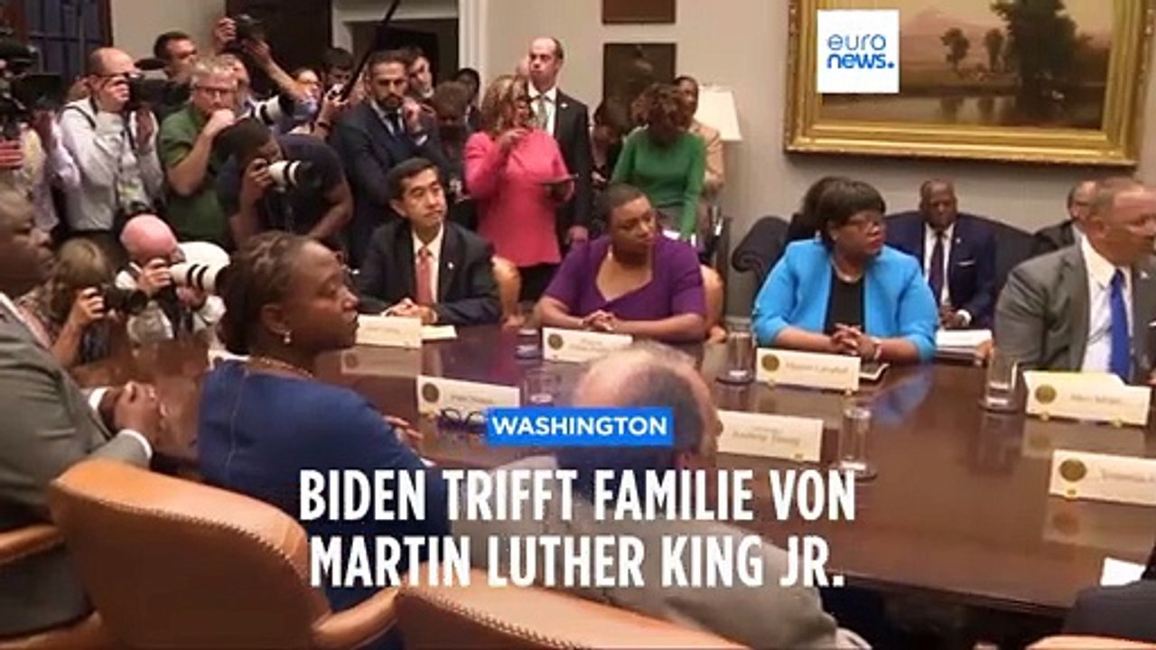 60. Jahrestag des Marsches: Biden empfängt Familie von Martin Luther King Jr.