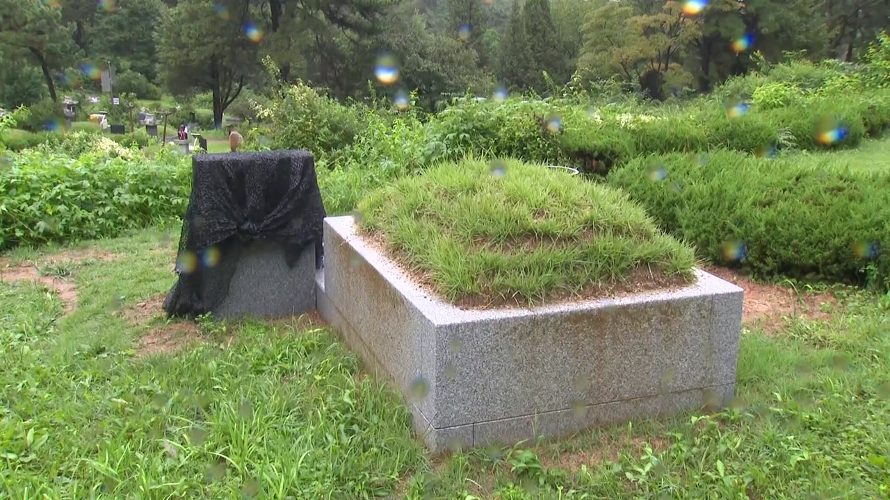 [단독] '모란공원 이장' 박원순 전 서울시장 묘비 훼손...경찰 수사 착수 / YTN