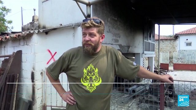 Incendies en Grèce : les pompiers luttent toujours contre les flammes dans le nord-est du pays