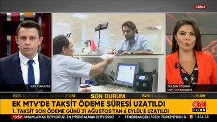 Son dakika... Ek MTV'nin ilk taksit ödeme süresi uzatıldı