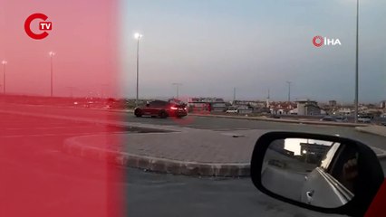 Hastane otoparkında drift yapan 19 yaşındaki sürücüye 37 bin 594 lira ceza