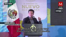 Gobernador Samuel García aboga por un presidente joven en México