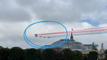 Mais pourquoi la Patrouille de France a survolé Paris ?