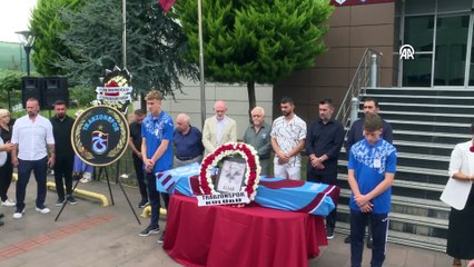TRABZON - Trabzonspor Kulübünün kurucu üyelerinden Nizamettin Algan, son yolculuğuna uğurlandı