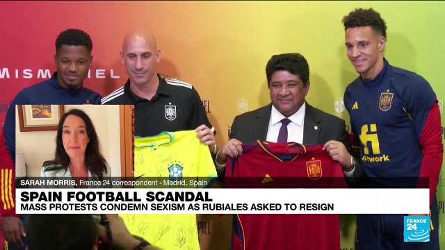 Spain football scandal: Mass protests condemn sexism as Rubiales asked to resign