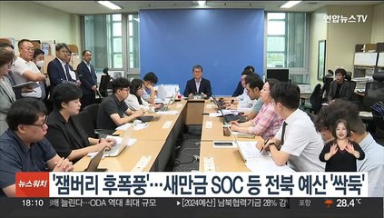 '잼버리 후폭풍'…새만금 SOC 등 내년도 전북 예산 '싹둑'