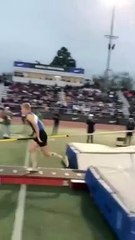 YOU NEED 100% LUCK FOR THIS  (Pole vaulting can have the craziest outcomes) #shorts