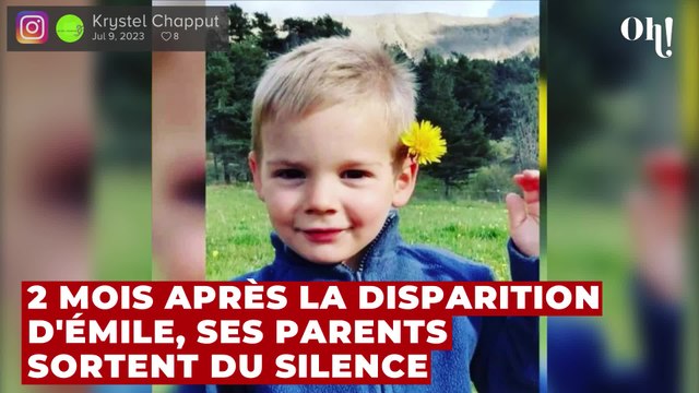 Disparition d'Emile : les parents du petit garçon sortent du silence, 2 mois après sa disparition