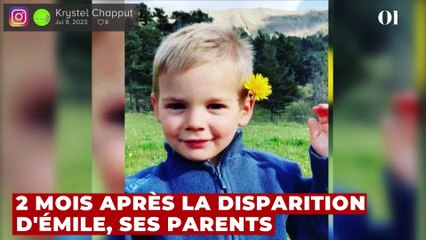 Disparition d'Emile : les parents du petit garçon sortent du silence, 2 mois après