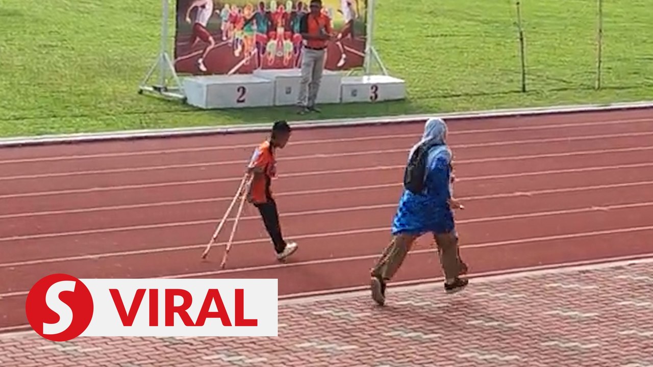 Viral video of teacher running with disabled student touches social media users