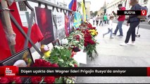 Düşen uçakta ölen Wagner lideri Prigojin Rusya'da anılıyor