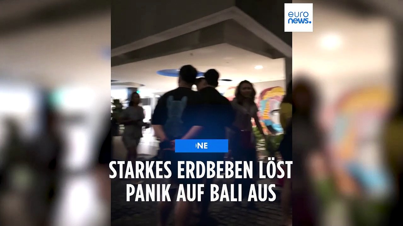 Panik auf Urlaubsinsel: Erdbeben der Stärke 7,4 erschüttert Bali
