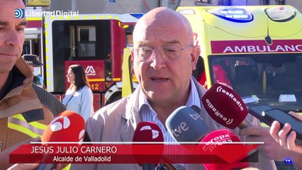 Trece heridos por la explosión en un edificio de Valladolid