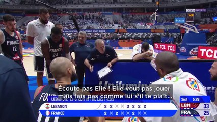 Coupe du Monde FIBA 2023 : Vincent Collet tacle virulemment Elie Okobo durant un temps-mort