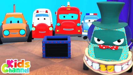 The Magic Box, The Burglar - Car Cartoon Videos By Kids Baby Club