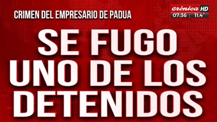 Asesinó a un empresario, estaba detenido en una comisaría y se fugó