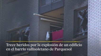 Una explosión en un bloque de viviendas deja trece heridos