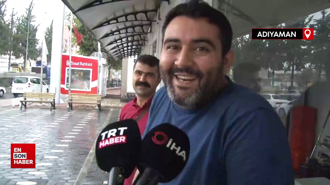 Adıyaman'da kavurucu sıcaklara yağmur molası