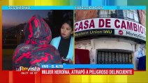 “He sido víctima de muchos robos”: El testimonio de la mujer que ayudó a atrapar a uno de los atracadores de El Alto