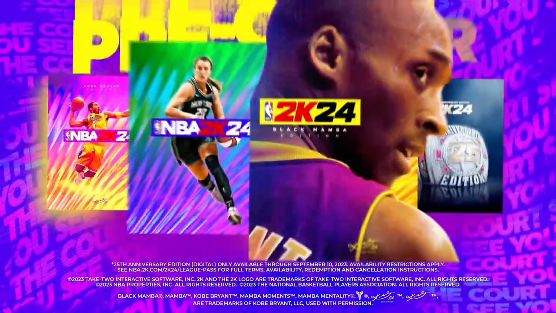 Kobe Bryant Wallpaper 4K, NBA 2K24, Black Mamba, 2023 Games