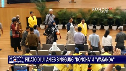 Pertanyakan Kebebasan Berpendapat, Anies Singgung Istilah 'Konoha' & 'Wakanda' Saat Pidato di UI