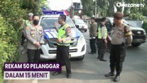 Polisi Terjunkan Mobil ETLE dalam Razia Pemotor Lawan Arah di Kebayoran Lama