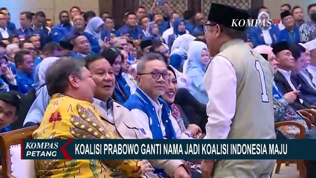 Prabowo Subianto Resmi Ganti Nama KKIR Jadi Koalisi Indonesia Maju