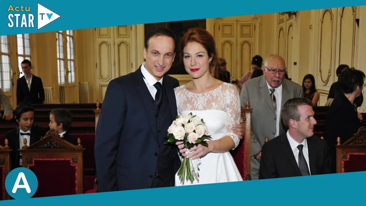 Emilie Dequenne amoureuse  photos de sa robe de mariée en dentelle de Calais spécialement créée pou