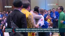 Zulhas soal 2 Nama Bacawapres Prabowo: PAN Ajukan Erick Thohir dan Muhadjir Effendy