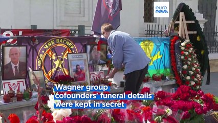 Private funeral held in St Petersburg for Wagner boss Prigozhin