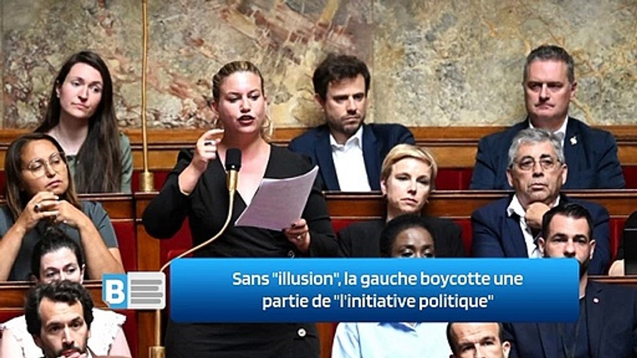 Sans "illusion", la gauche boycotte une partie de "l'initiative politique"