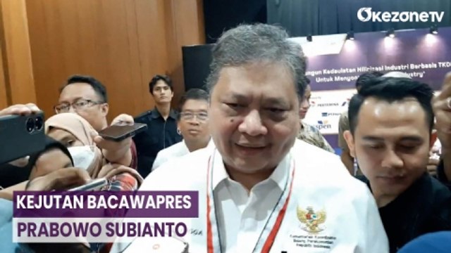 Airlangga Hartarto Sebut Ada Kejutan soal Bacawapres Prabowo Subianto
