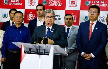 João Azevêdo anuncia instalação de fábrica chinesa de insulina na PB para abastecer mercado nacional